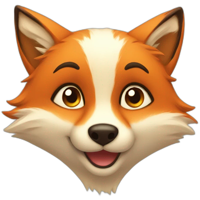 cuty fox face emoji