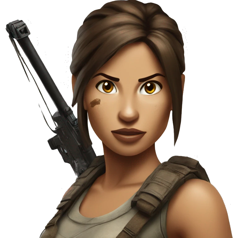 Lara croft emoji
