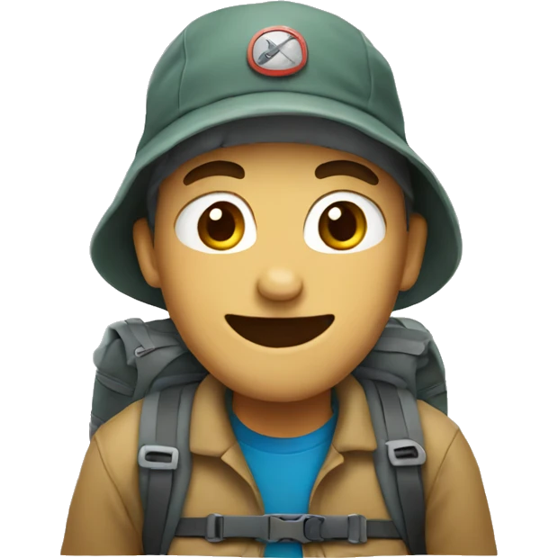 Hiking emoji