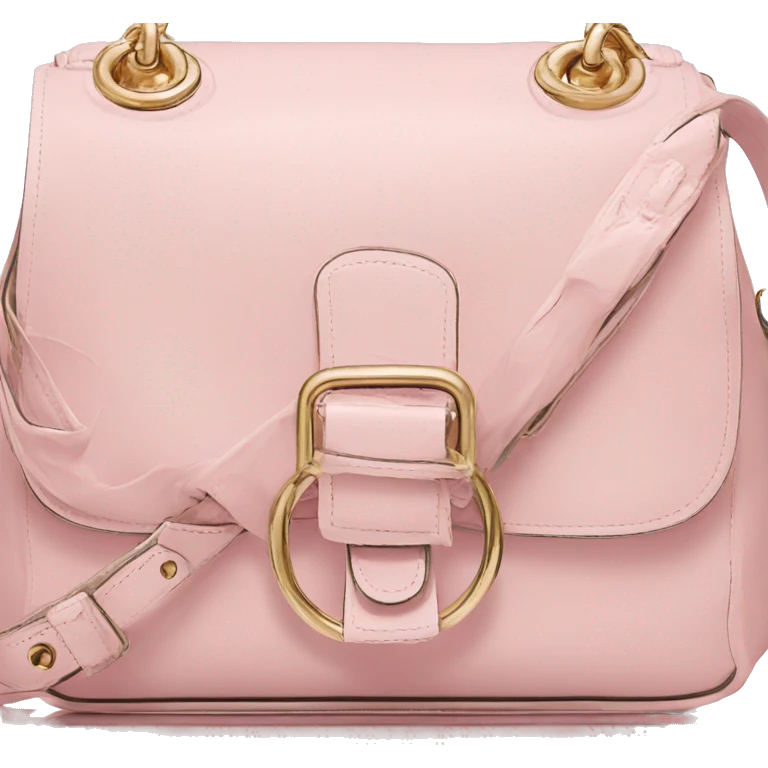 pastel pink coach bag emoji