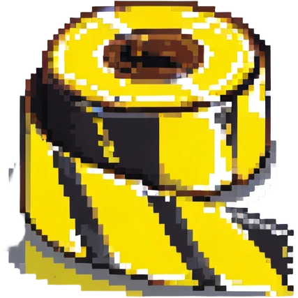 caution tape roll emoji
