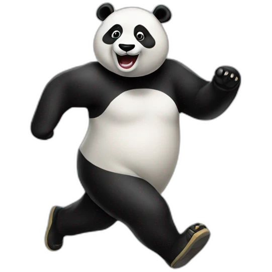 panda running emoji