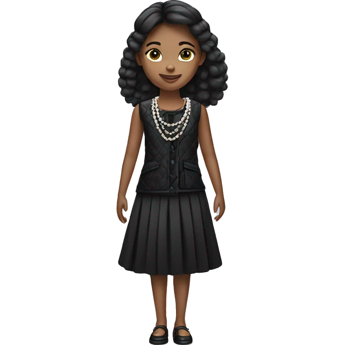 Girl in chanel clothes  emoji