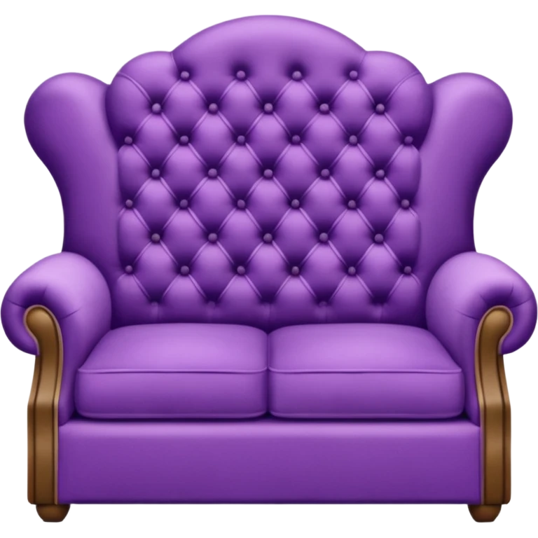 sofa purple emoji