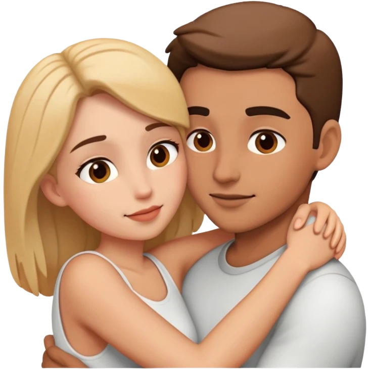 intimate moment between lovers emoji