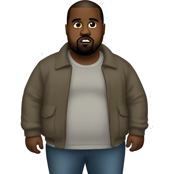 Fat Kanye west emoji