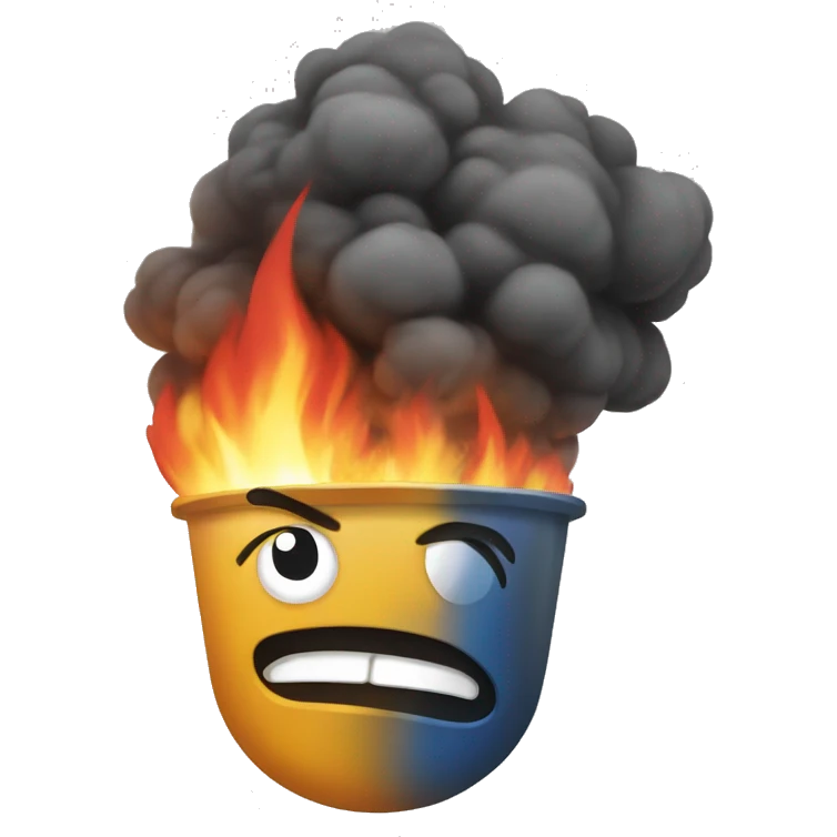 kubernetes on fire emoji