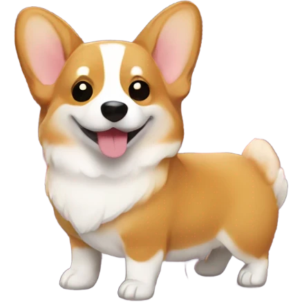 Corgi love emoji