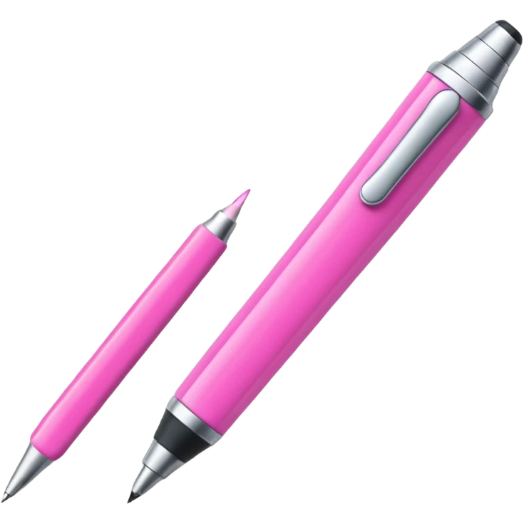 Pink pen emoji