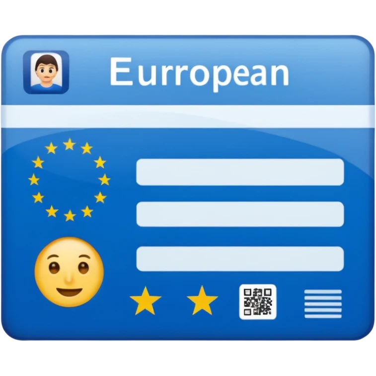 Europäischer Personalausweis emoji