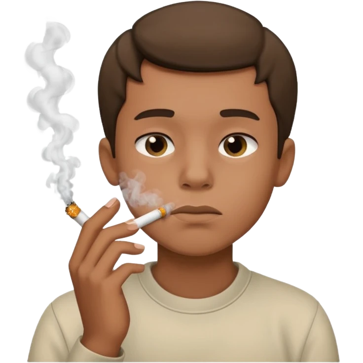 boy smoking emoji