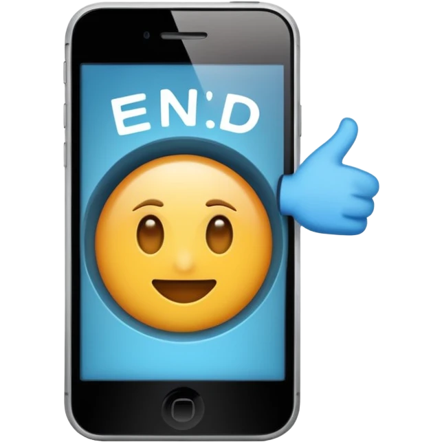 moving screen the end emoji