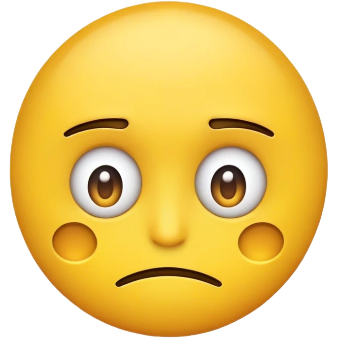 Yellow emoji side eye emoji