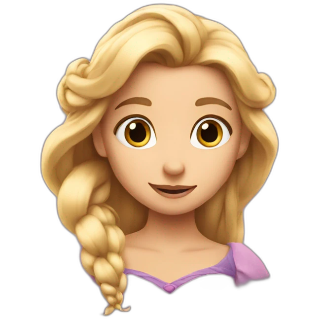 Raiponce emoji