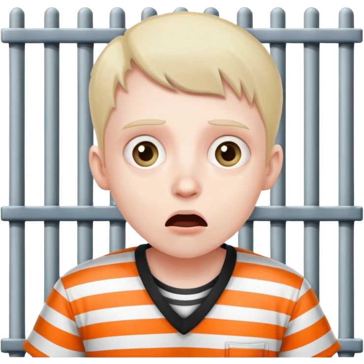 surprised prisoner emoji