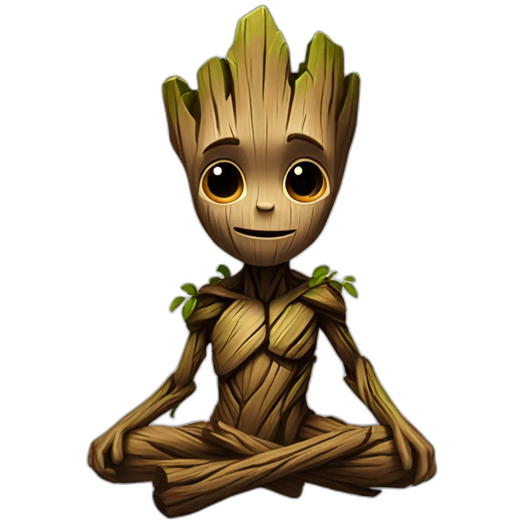 Groot llorar emoji