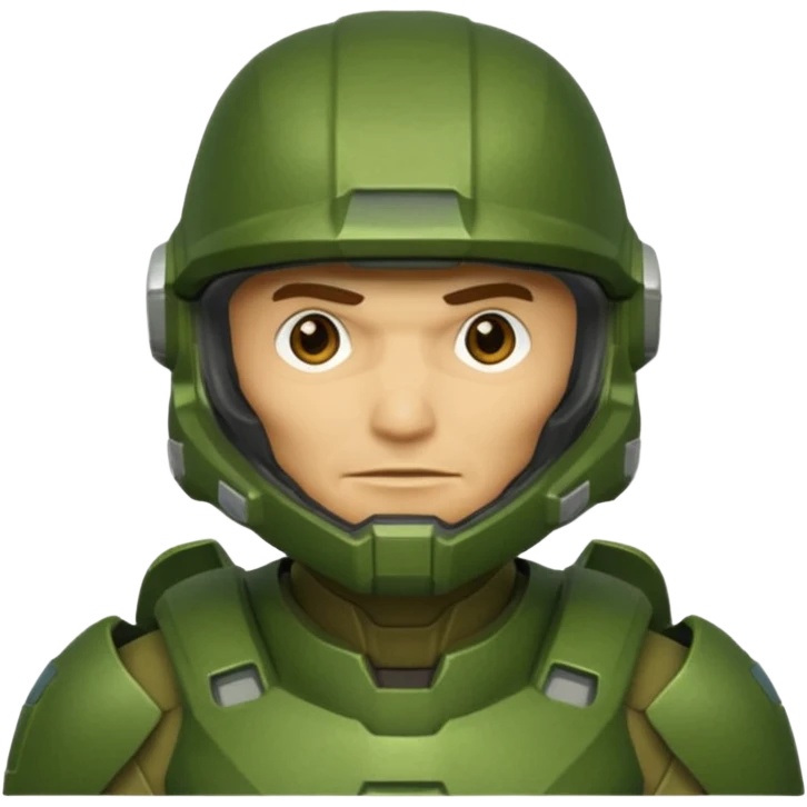 masterchief with full helmet emoji