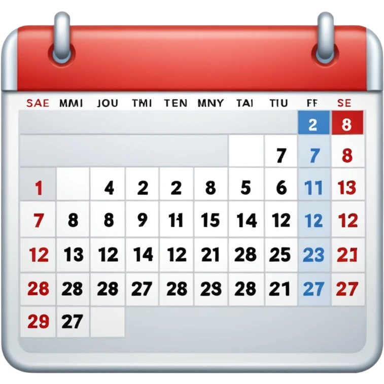 Month emoji
