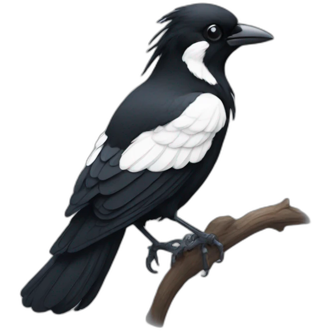 Magpie sad emoji