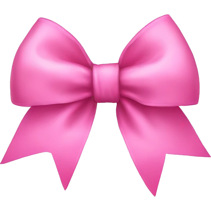 pink bow emoji