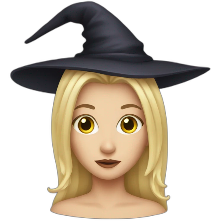 Blonde witch emoji