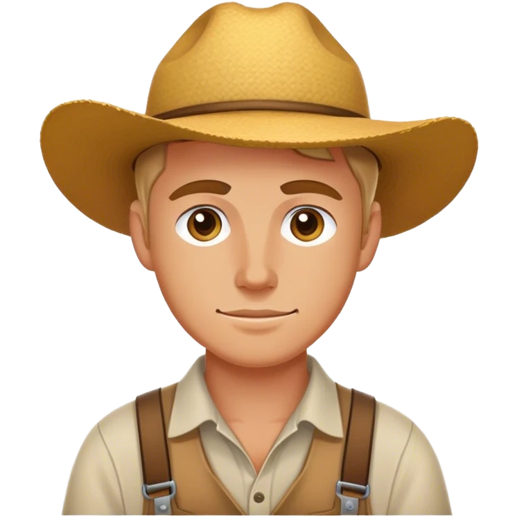 white farmer young emoji