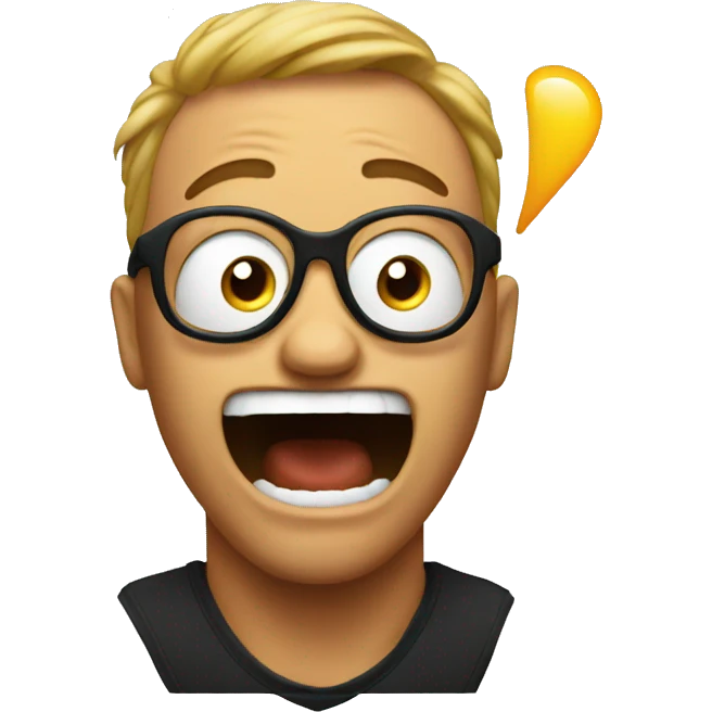 Emoji getting crazy emoji