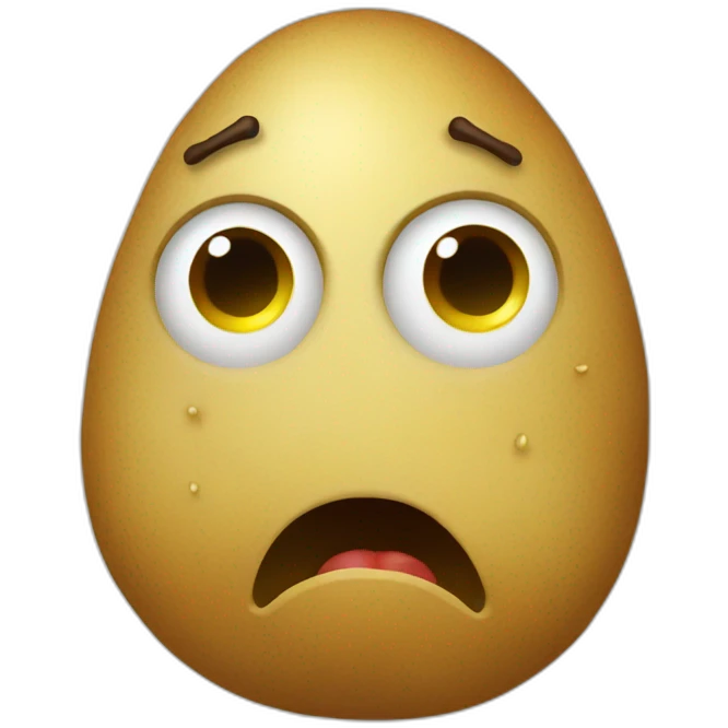 crying potato emoji