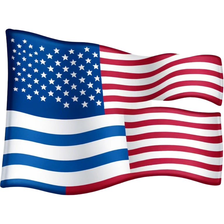 USA flag in Finland flag emoji