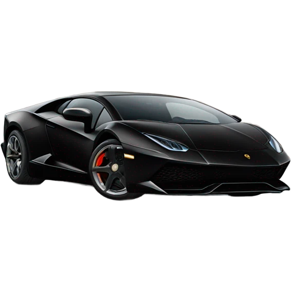 Black lambo emoji
