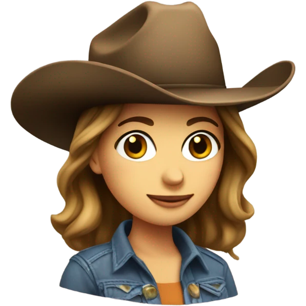 Caitlin Clark wearing a cowboy hat emoji