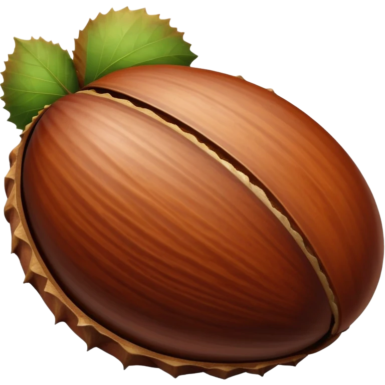 chestnut in its shell emoji