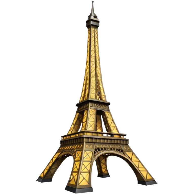 Eiffel Tower Night bright emoji