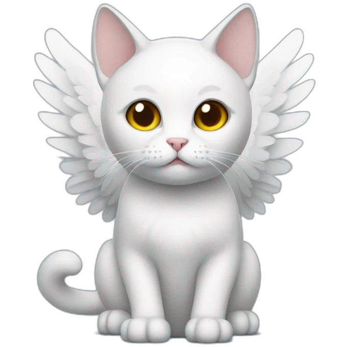 cat angel emoji
