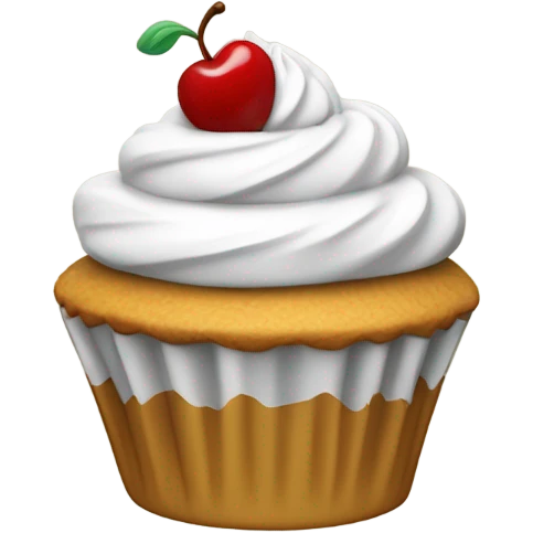 Coin with cupcake on it  emoji