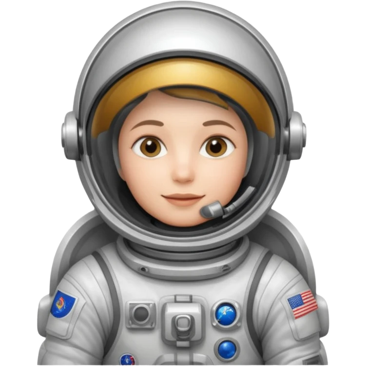 Astronaut on rocket emoji