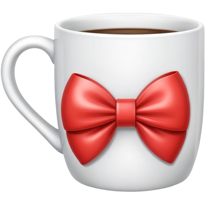 Bow mug emoji