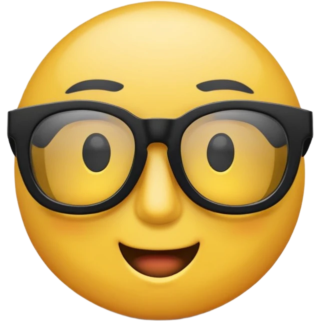3D glasses emoji