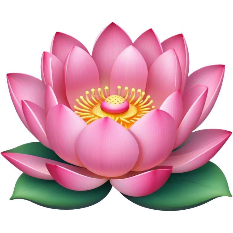 pink lotos emoji