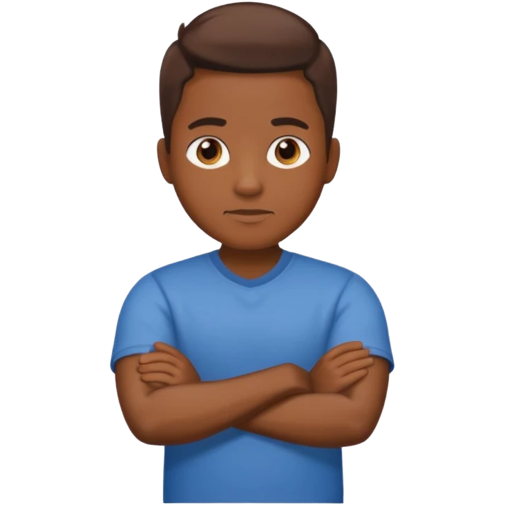 le rappeur bigflo qui croise les bras emoji