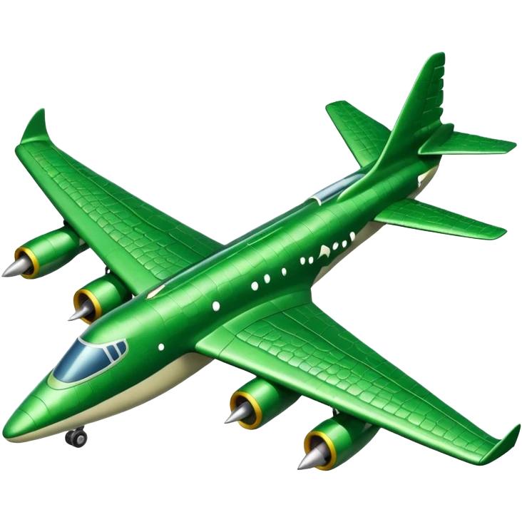 Crocodile bomber plane emoji