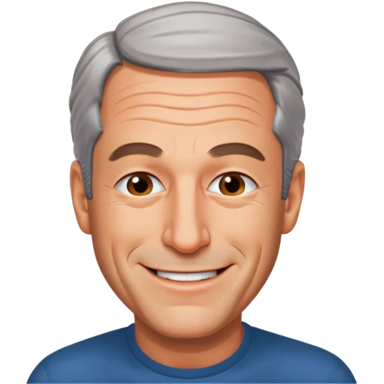 Jeffrey Epstein trying not to laugh emoji