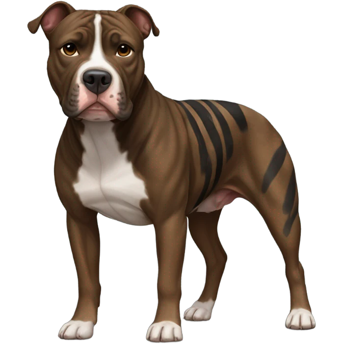 brindle pitbull emoji