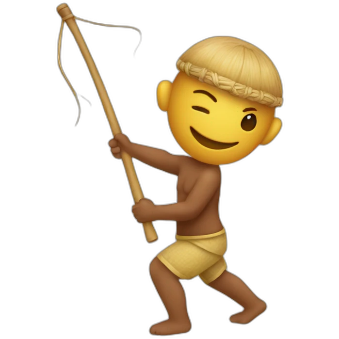 tocando berimbau emoji