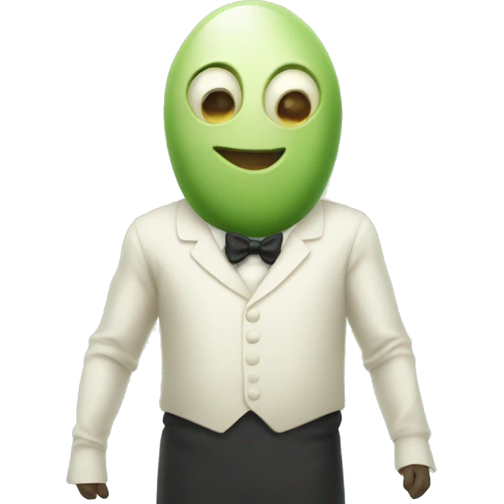 Magic pale man with avocados emoji