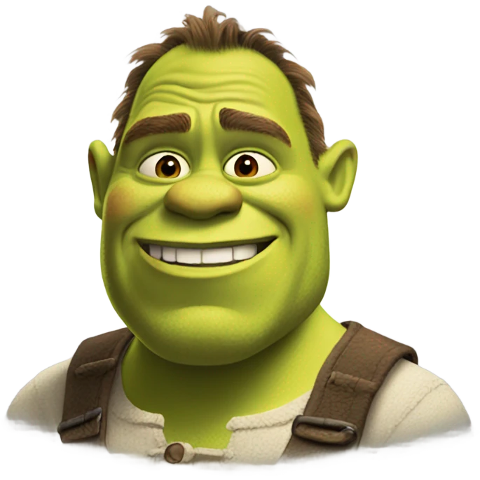 Shrek doing the griddy emoji