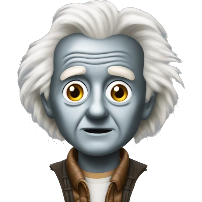 emmett brown back to the future emoji