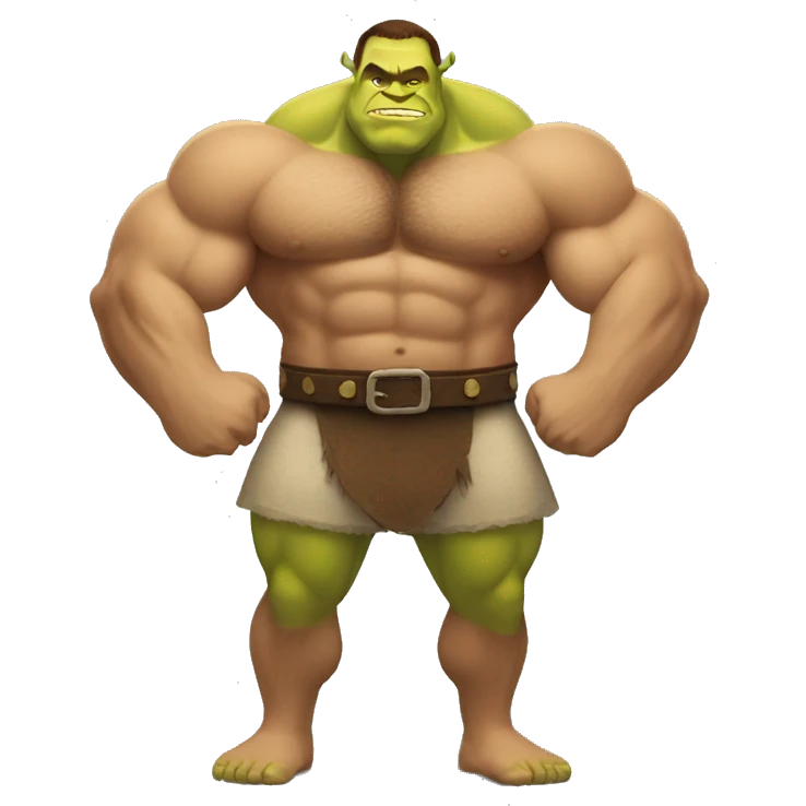 muscle Shrek emoji