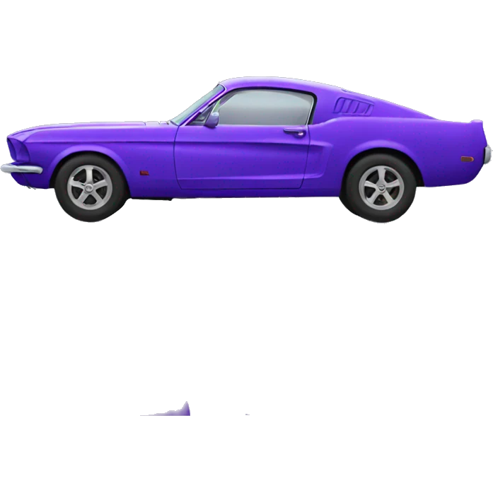 Purple mustang emoji