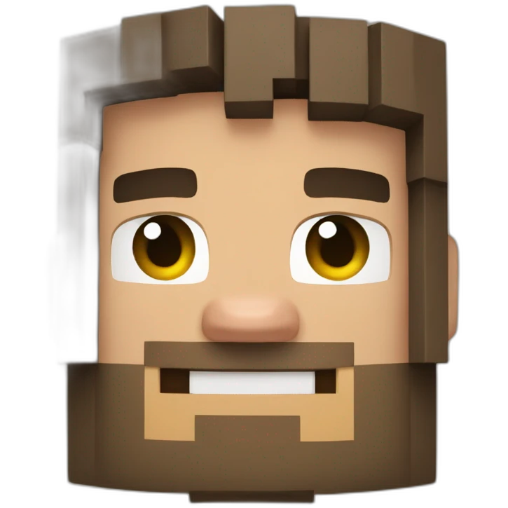 Minecraft steve emoji